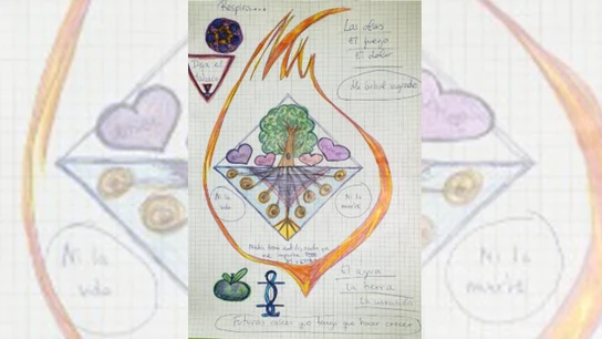 El dibujo de la acusada de matar a sus hijos El dibujo de la acusada de matar a sus hijos