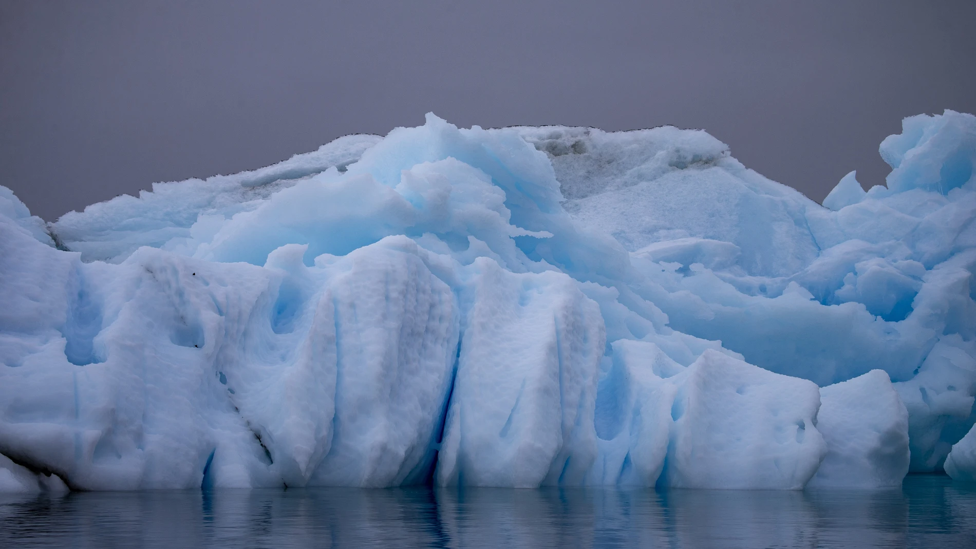 Glaciar en la Antártida.