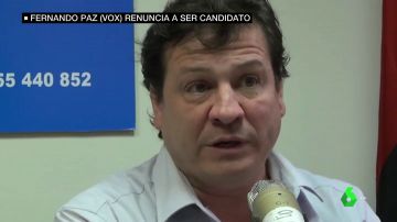 VÍDEO REEMPLAZO - Fernando Paz, el homófobo fichaje de Vox, presenta su "renuncia irrevocable" a la candidatura por Albacete