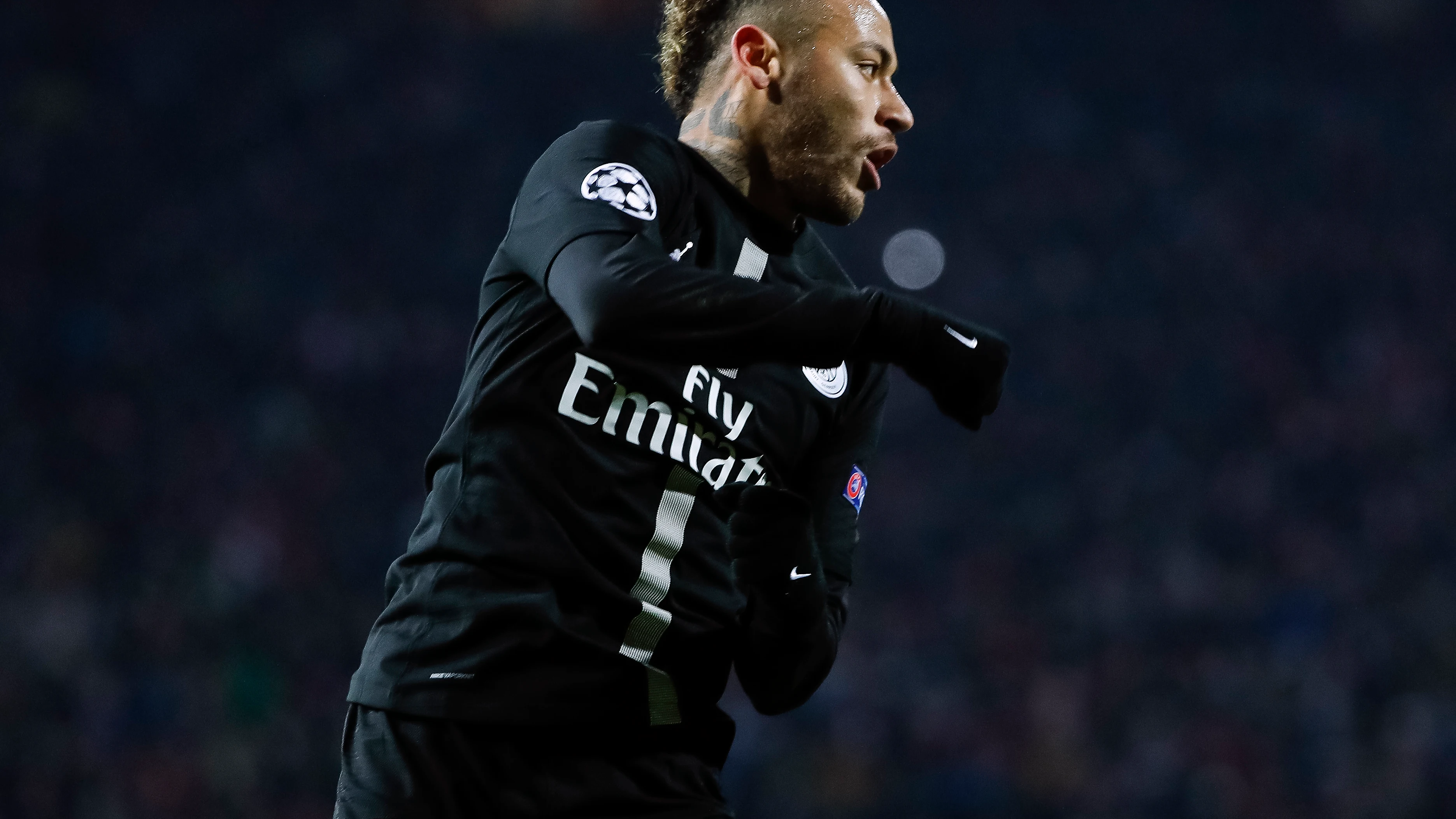 Neymar, durante un partido con el PSG