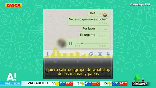 El sorprendente audio de un padre para abandonar el grupo de WhatsApp del colegio de sus hijos: "Me tenéis hasta las bolas" El sorprendente audio de un padre para abandonar el grupo de WhatsApp del colegio de sus hijos: "Me tenéis hasta las bolas"