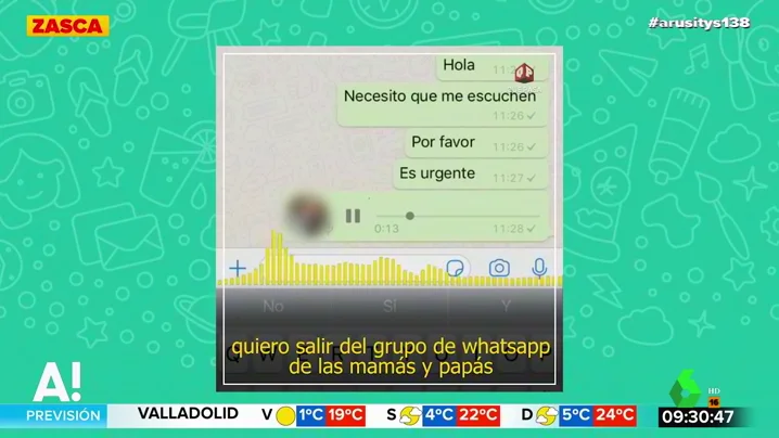 El sorprendente audio de un padre para abandonar el grupo de WhatsApp del colegio de sus hijos: "Me tenéis hasta las bolas"