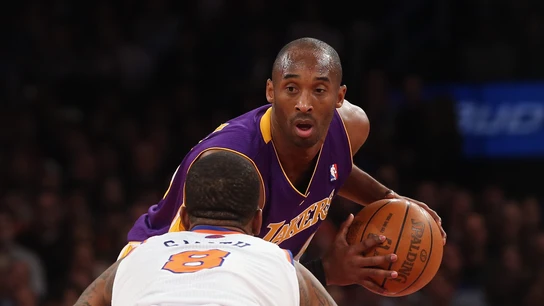 Kobe Bryant en un partido en el Madison Kobe Bryant en un partido en el Madison