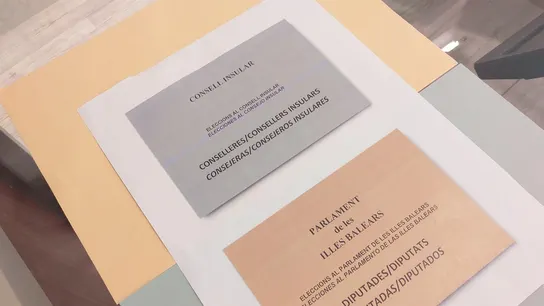 Papeletas Parlment balear y consells insulares Baleares