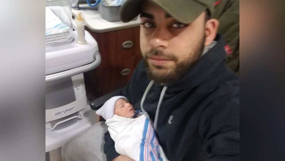 Imagen del padre de 24 años que mató a su bebé porque no paraba de llorar