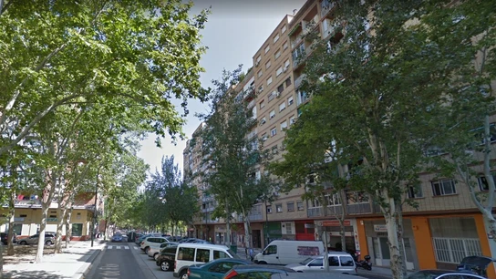 Imagen del edificio en el que una bebé cayó de un quinto piso Imagen del edificio en el que una bebé cayó de un quinto piso