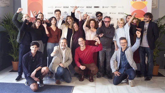 Los premiados del XXII Festival de Cine en Español de Málaga posan en el Teatro Cervantes Los premiados del XXII Festival de Cine en Español de Málaga posan en el Teatro Cervantes