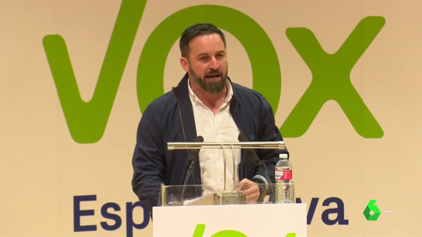 Santiago Abascal en un acto en Ciudad Real
