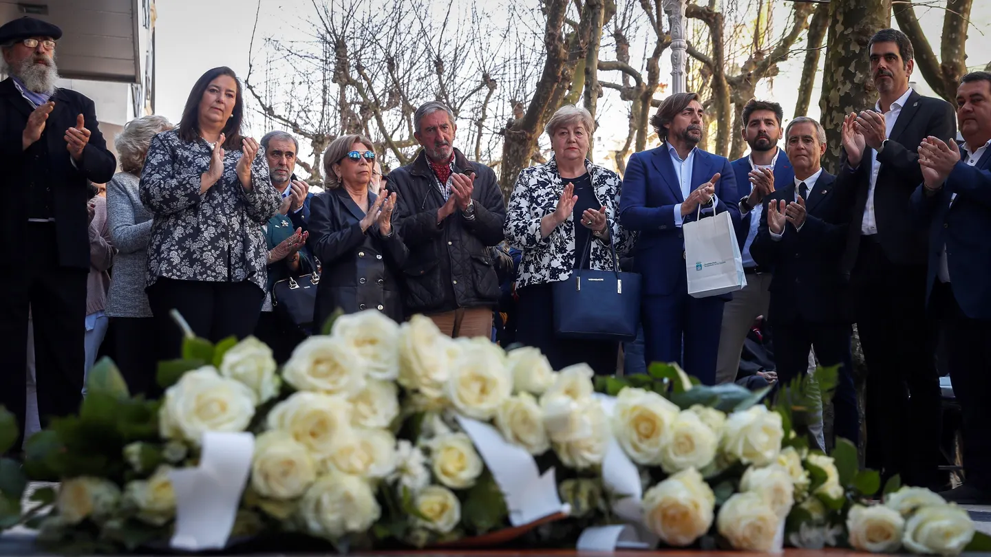 Homenaje en San Sebastián a las víctimas de ETA. Homenaje en San Sebastián a las víctimas de ETA.