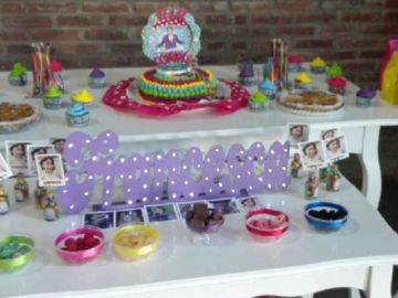 Imagen de la fiesta de cumpleaños de la niña argentina de seis años
