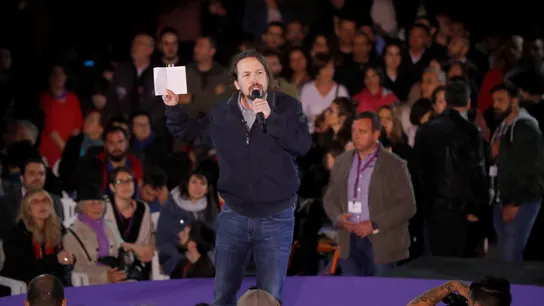 El secretario general de Podemos, Pablo Iglesias El secretario general de Podemos, Pablo Iglesias