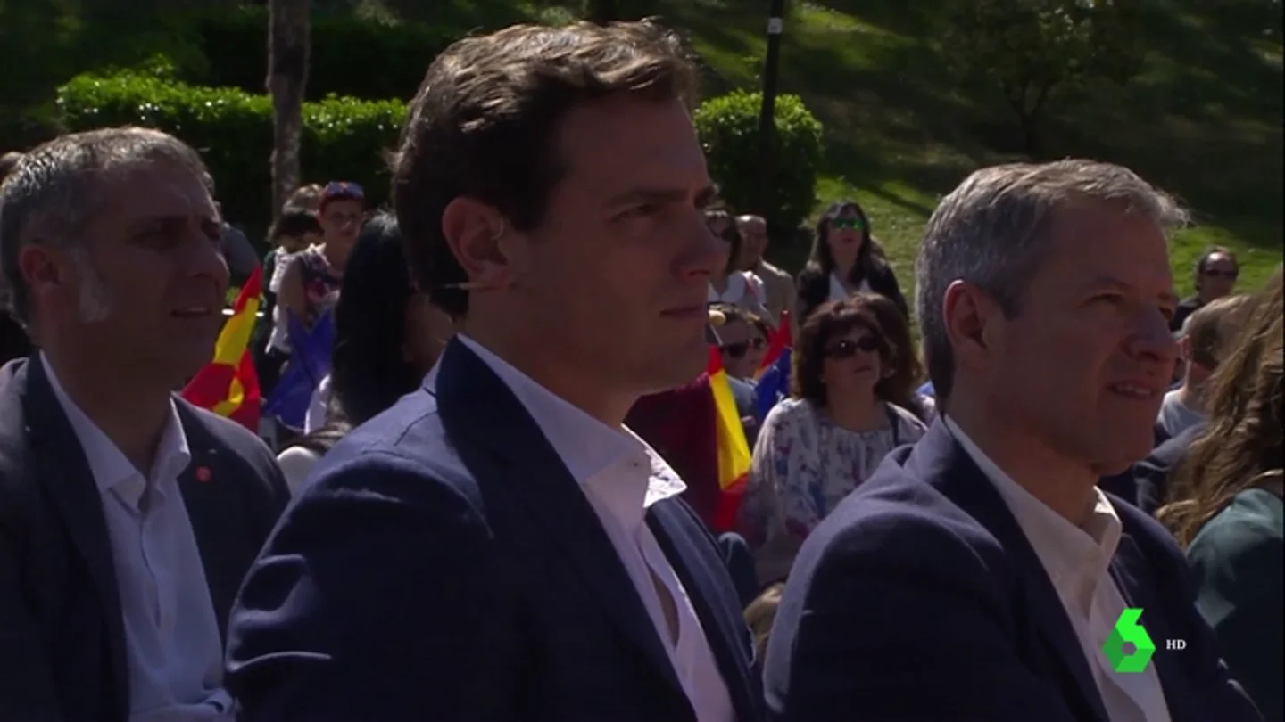 Albert Rivera en un acto en Zaragoza Albert Rivera en un acto en Zaragoza