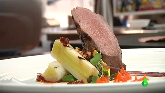 Plato preparado con jabalí Plato preparado con jabalí