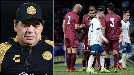 Maradona carga contra la actual selección argentina Maradona carga contra la actual selección argentina