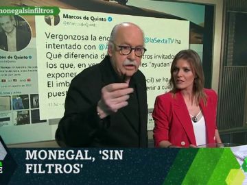 Ferrán Monegal responde a Marcos de Quinto por llamarle "imbécil": "Tiene razón, yo pago el IRPF aquí, soy imbécil" Ferrán Monegal responde a Marcos de Quinto por llamarle "imbécil": "Tiene razón, yo pago el IRPF aquí, soy imbécil"