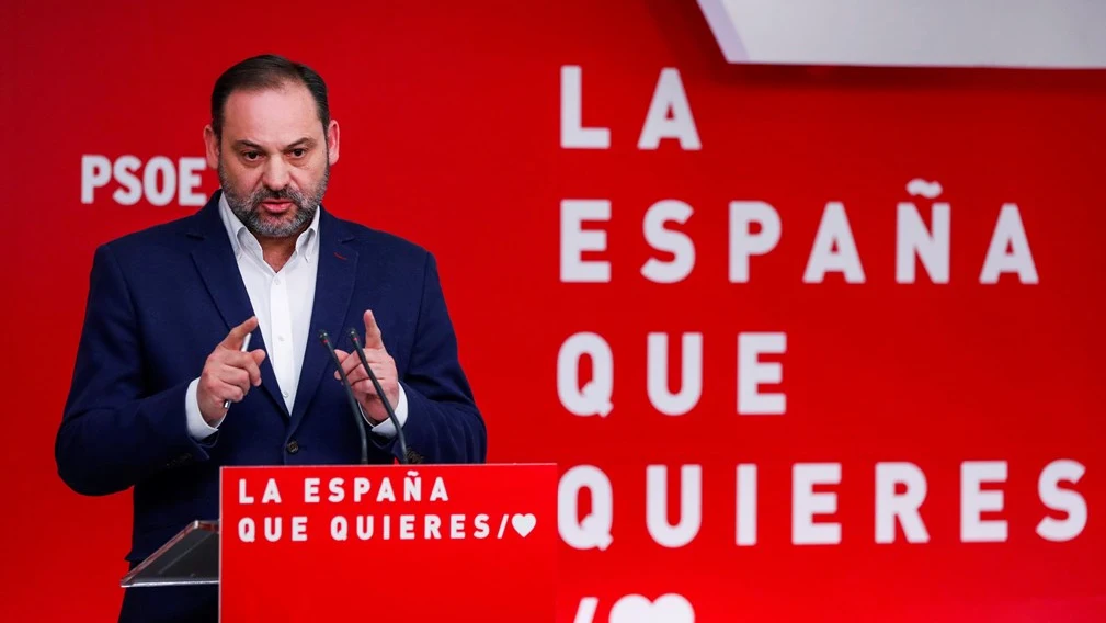 José Luis Ábalos en un acto del PSOE