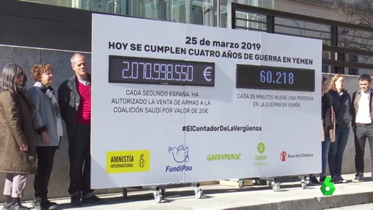 El 'Contador de la vergüenza' Se cumplen cuatro años de la guerra en Yemen