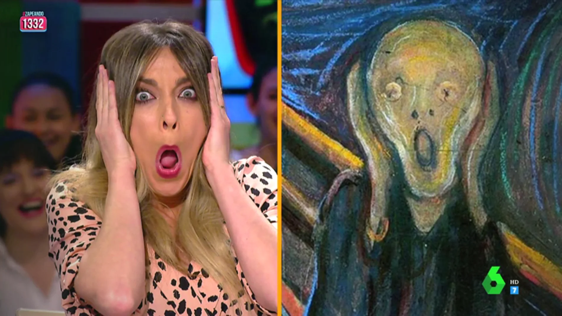 Anna Simon imita 'El Grito' de Munch