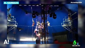 Varios equilibristas caen desde 10 metros de altura mientras practicaban uno de sus números en el circo
