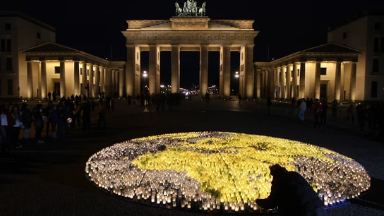 Acto por la Hora del Planeta en Berlín. Acto por la Hora del Planeta en Berlín.