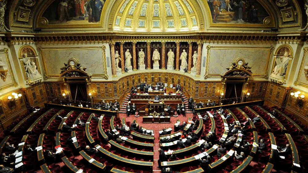 Vista general del Senado francés en una imagen de archivo.