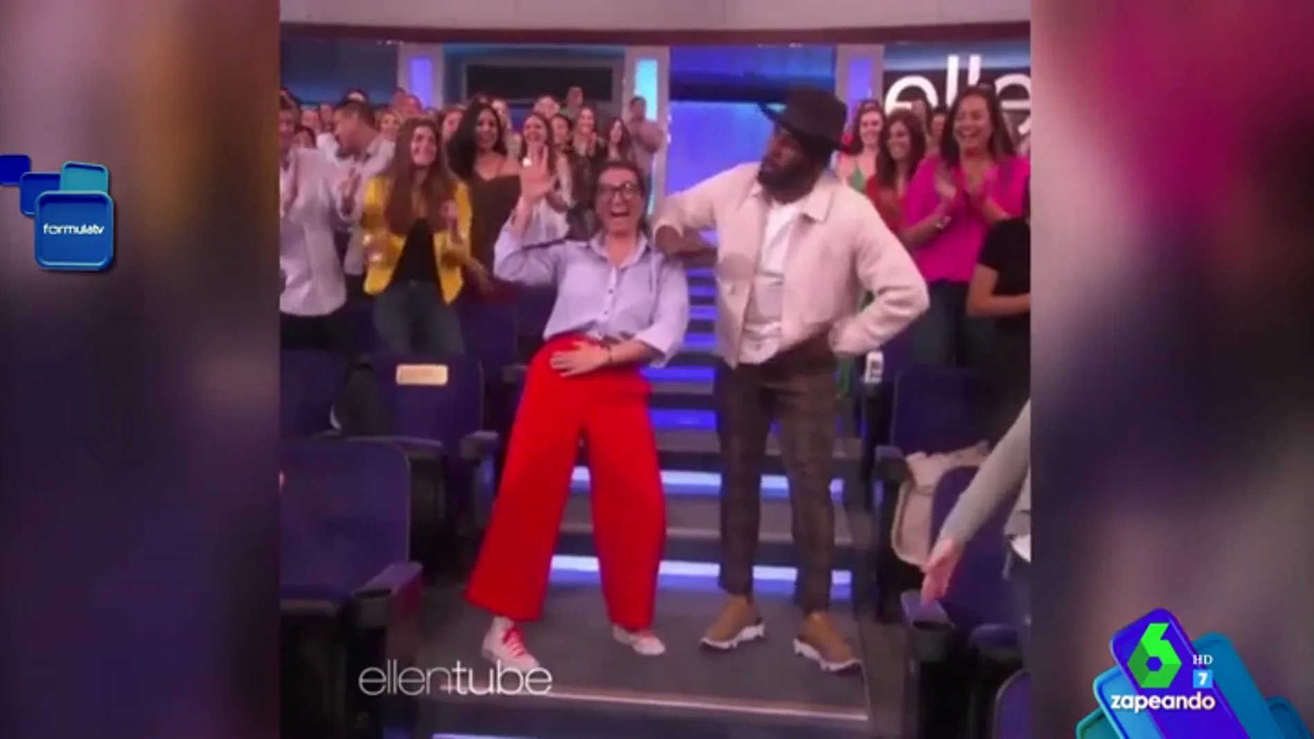 EEUU ya conoce a Silvia Abril: así es su divertido baile en 'El show de Ellen Degeneres'