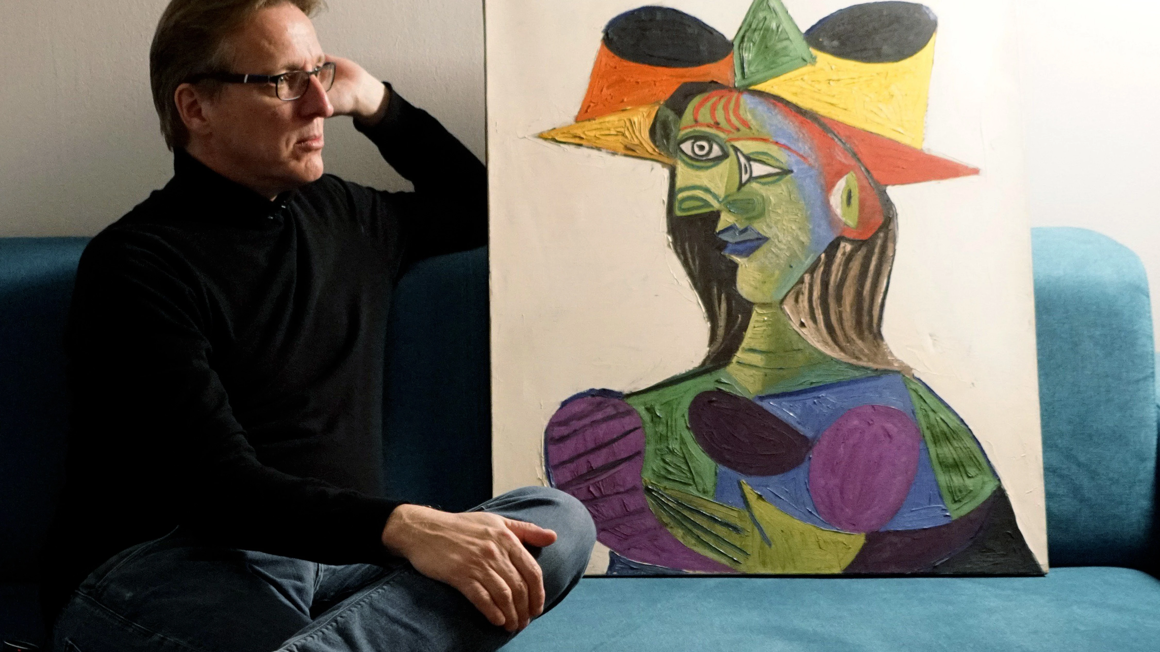 Arthur Brand con el Picasso robado