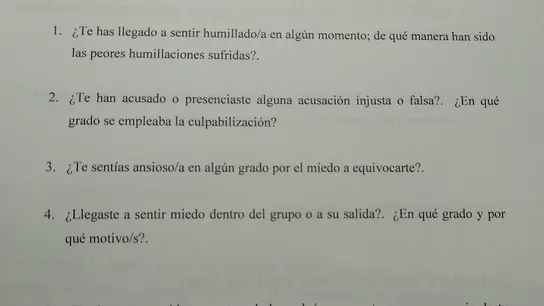 Alguna de las preguntas a las que tuvo que responder Patricia Aguilar Alguna de las preguntas a las que tuvo que responder Patricia Aguilar