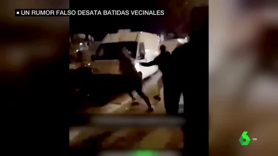 Decenas de franceses realizan batidas contra hombres de etnia romaní tras difundir que traficaban con menores Decenas de franceses realizan batidas contra hombres de etnia romaní tras difundir que traficaban con menores