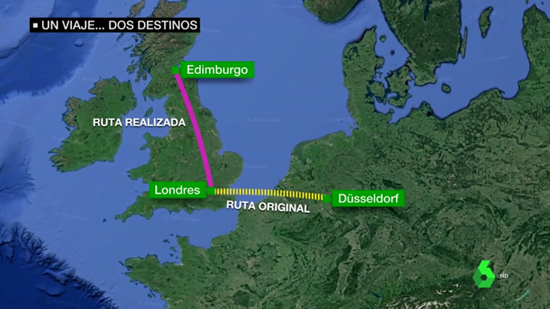 El surrealista lío de British Airways: manda a Edimburgo un avión con pasajeros que iban a Düsseldorf