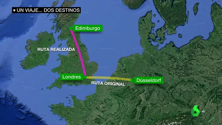 El surrealista lío de British Airways: manda a Edimburgo un avión con pasajeros que iban a Düsseldorf