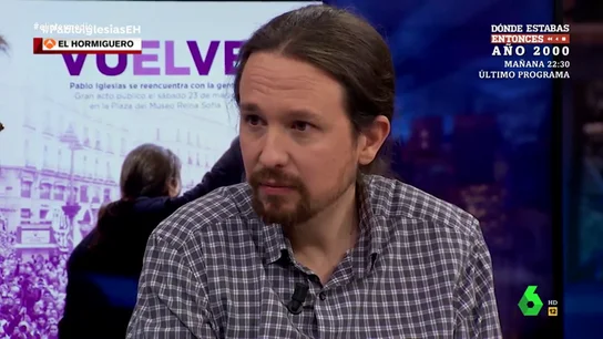 "No me fío de nadie en política" y otras confesiones de Pablo Iglesias en plena precampaña "No me fío de nadie en política" y otras confesiones de Pablo Iglesias en plena precampaña