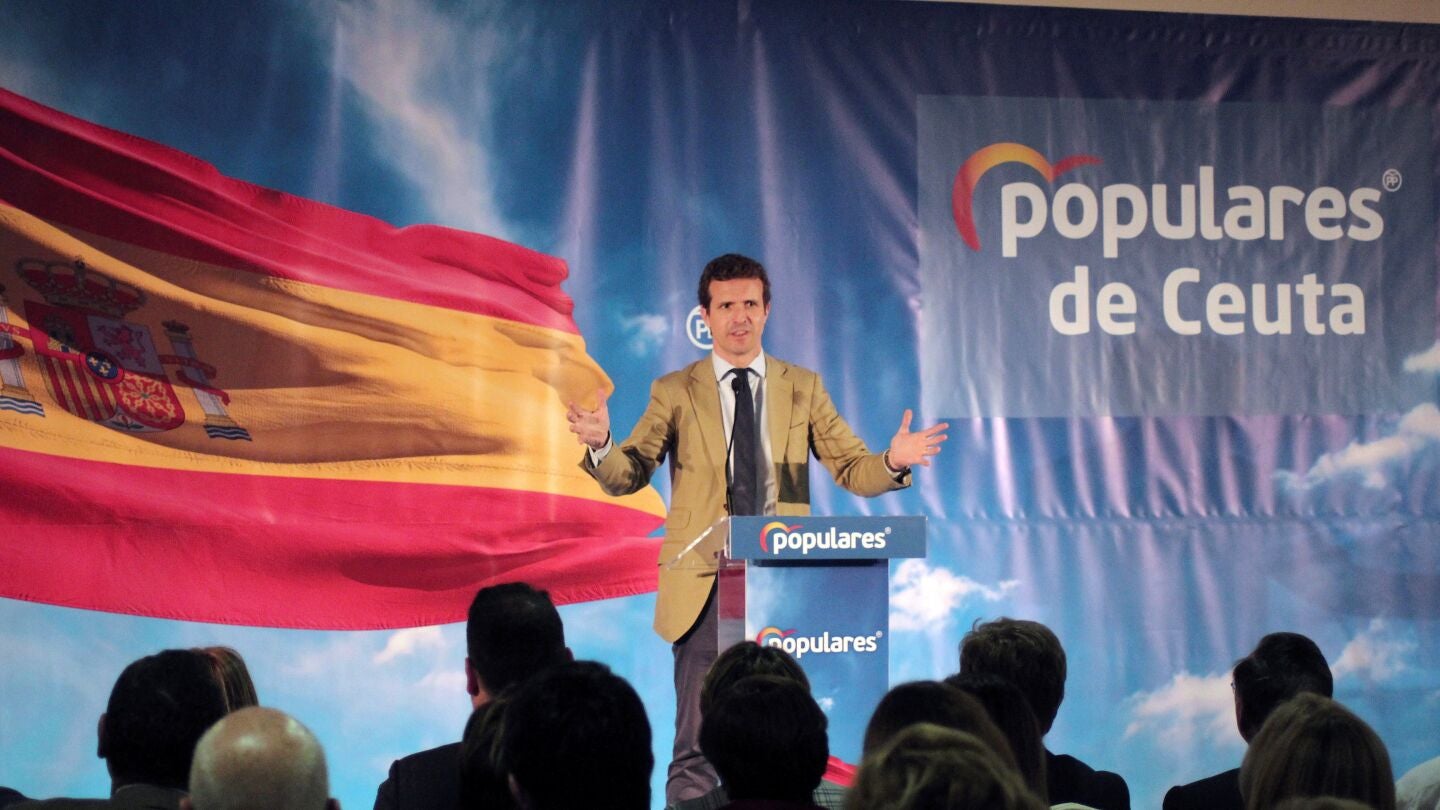 El presidente del Partido Popular, Pablo Casado