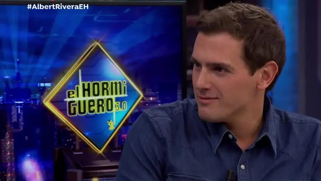 El líder de Ciudadanos, Albert Rivera, en El Hormiguero