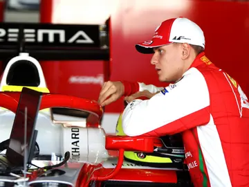Mick Schumacher en el test de F2 Mick Schumacher en el test de F2