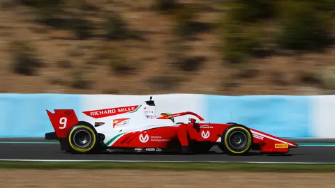 Mick Schumacher en el test de F2 en Jerez Mick Schumacher en el test de F2 en Jerez