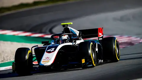 Nyck de Vries en el test de F2 de Barcelona Nyck de Vries en el test de F2 de Barcelona