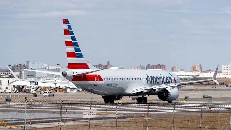 Un avión de la compañía Southwest Airlines