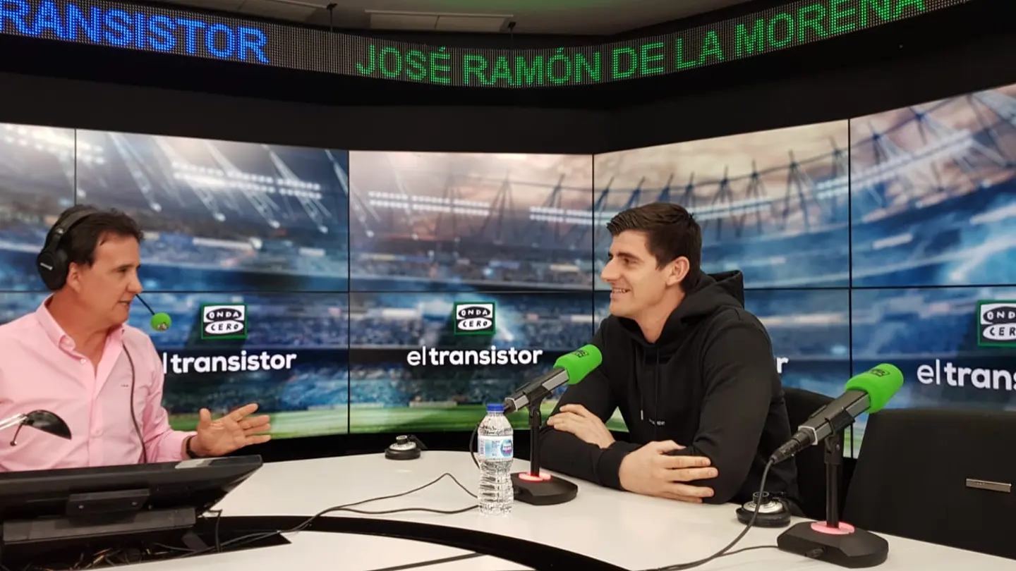 Thibaut Courtois en El Transistor Thibaut Courtois en El Transistor