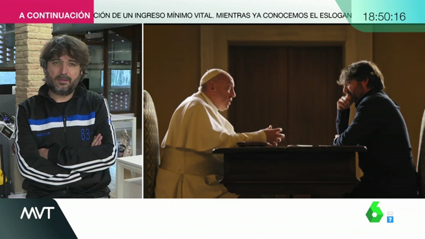 Salvados el papa | Jordi Évole: "Ojalá la Conferencia Episcopal escuche lo que dice Francisco sobre memoria histórica" Salvados el papa | Jordi Évole: "Ojalá la Conferencia Episcopal escuche lo que dice Francisco sobre memoria histórica"