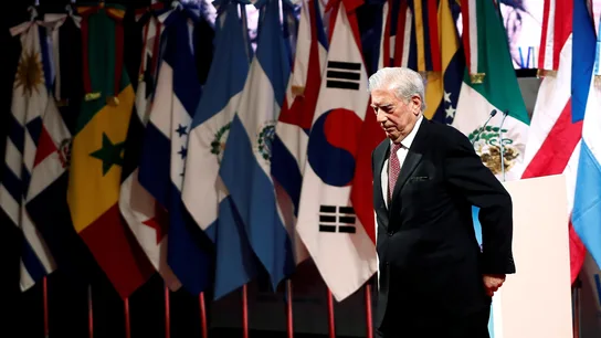 El escritor peruano Mario Vargas Llosa El escritor peruano Mario Vargas Llosa