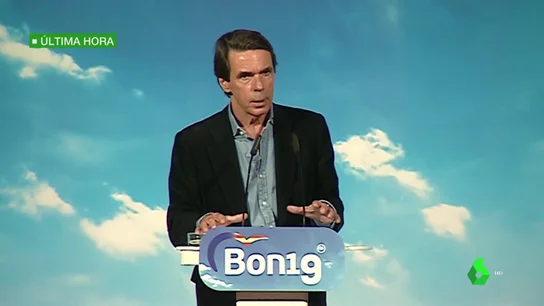 Aznar: "A mí, mirándome a la cara, nadie me habla de una derechita cobarde porque no me aguanta la mirada" Aznar: "A mí, mirándome a la cara, nadie me habla de una derechita cobarde porque no me aguanta la mirada"