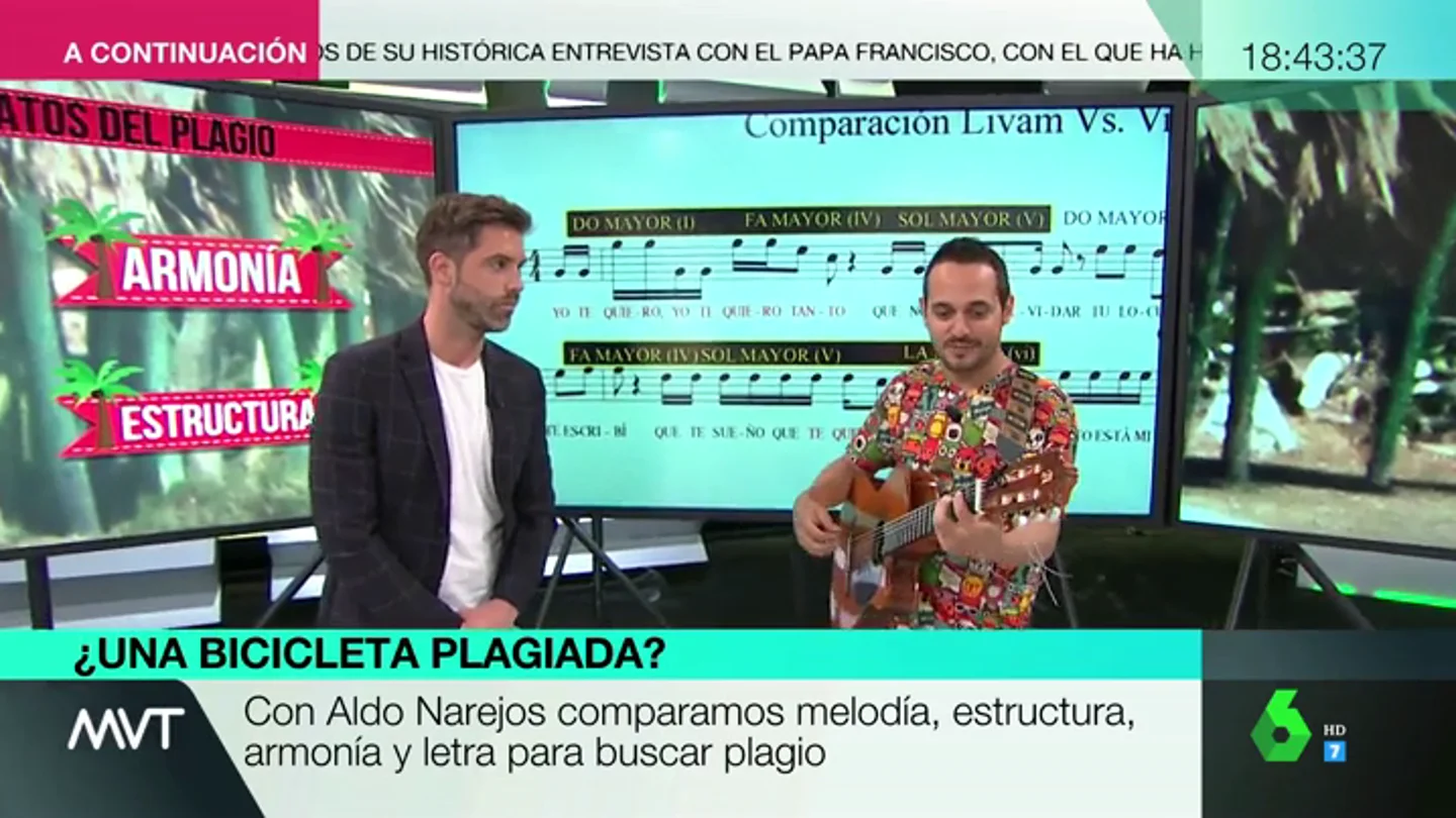 'La bicicleta' vs 'Yo te quiero tanto': comparamos la melodía, armonia, estructura y letra de ambas canciones 'La bicicleta' vs 'Yo te quiero tanto': comparamos la melodía, armonia, estructura y letra de ambas canciones