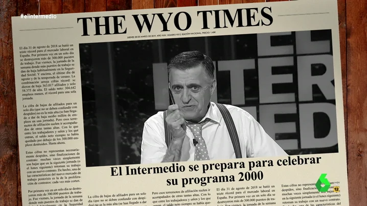 "La diva más grande de todos los tiempos" estará en el programa 2.000 de El Intermedio, y ya tiene su "top de lentejuelas"