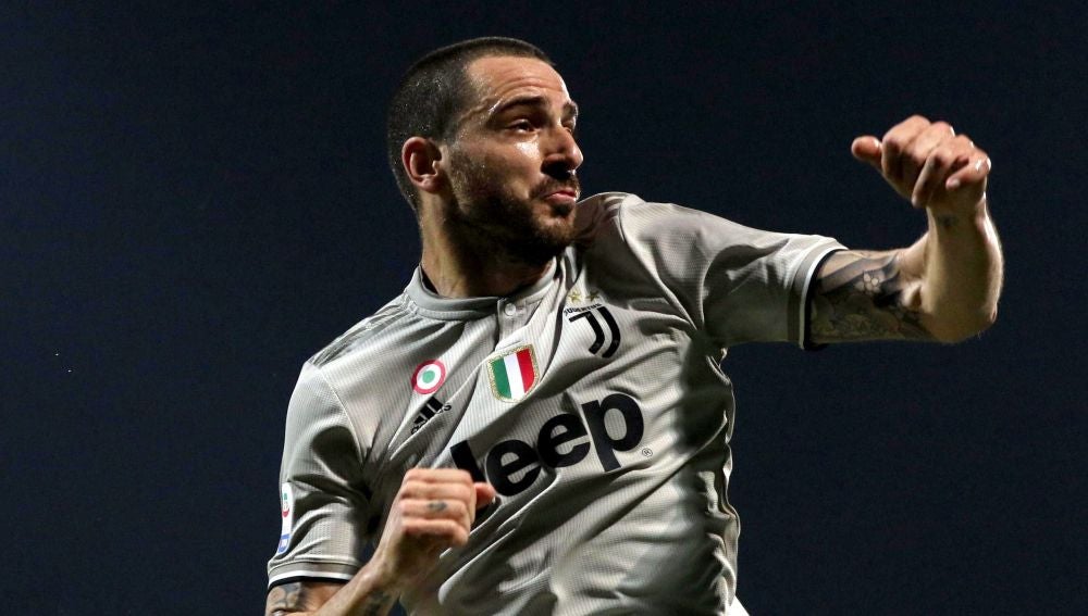 Bonucci celebra un gol de la Juventus