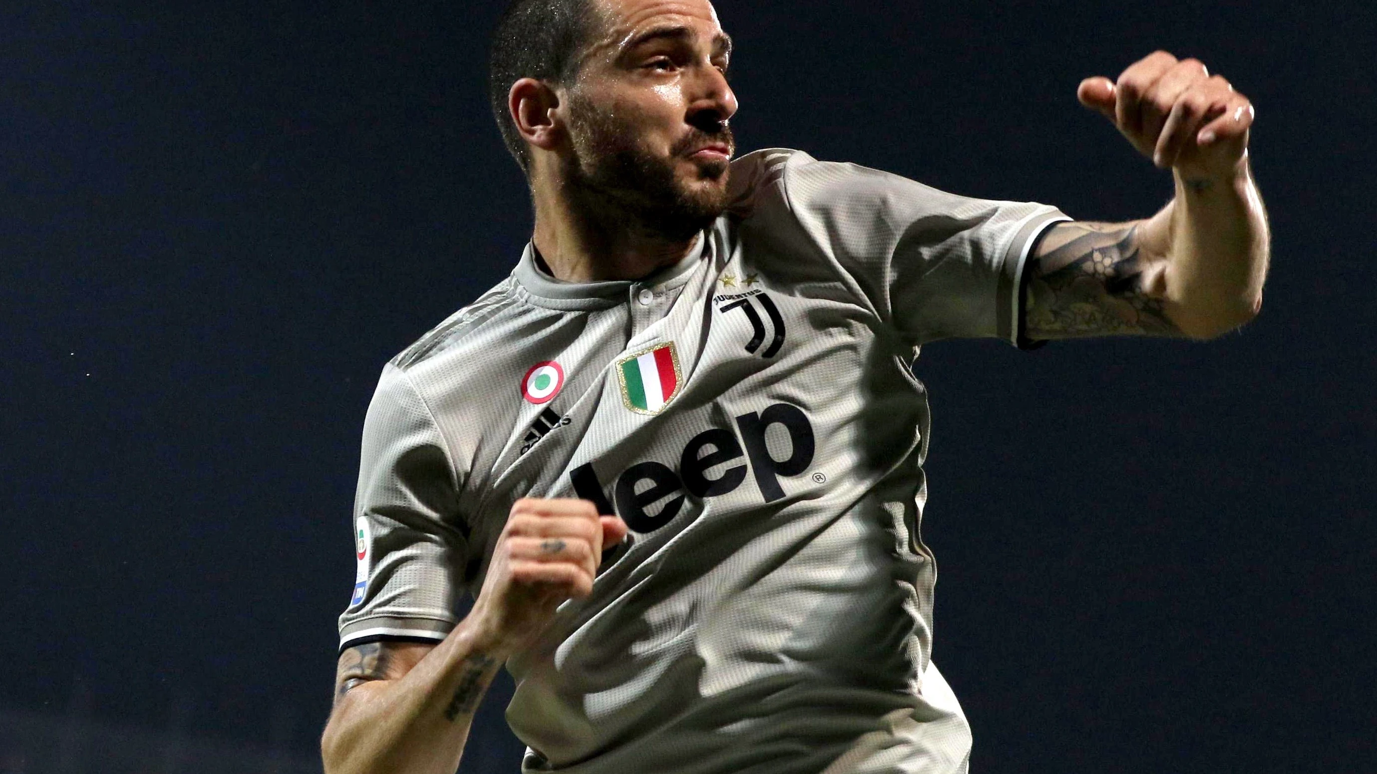 Bonucci celebra un gol de la Juventus