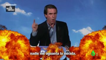 La viral respuesta de Aznar a Abascal convertida en un hit musical: "A mi nadie, a mi nadie, a mi nadie me aguanta la mirada"