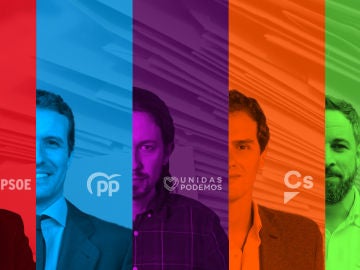 Principales candidatos a las elecciones generales del 28A Principales candidatos a las elecciones generales del 28A