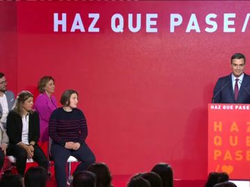 El PSOE presenta su lema 'Haz que pase' El PSOE presenta su lema 'Haz que pase'