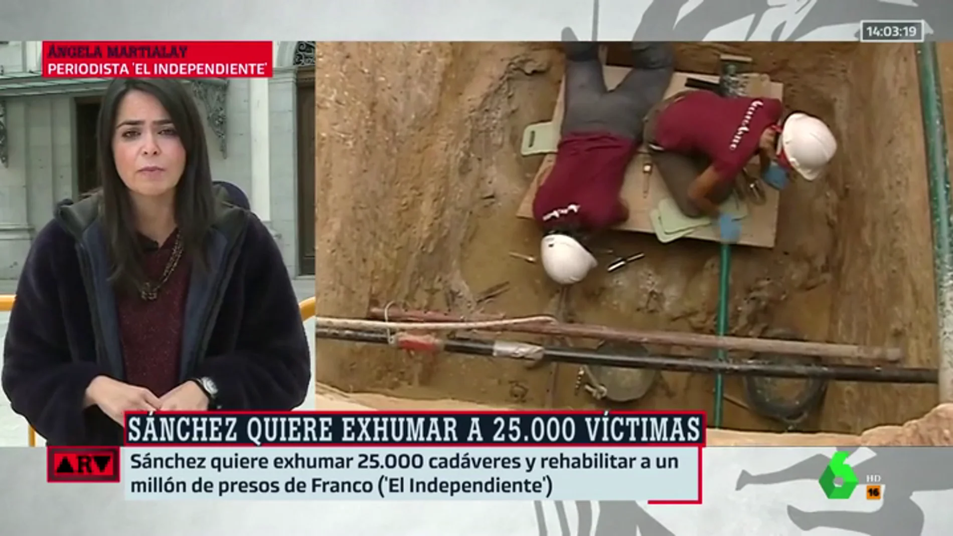 Sánchez quiere exhumar 25.000 cadáveres y rehabilitar a un millón de presos de Franco